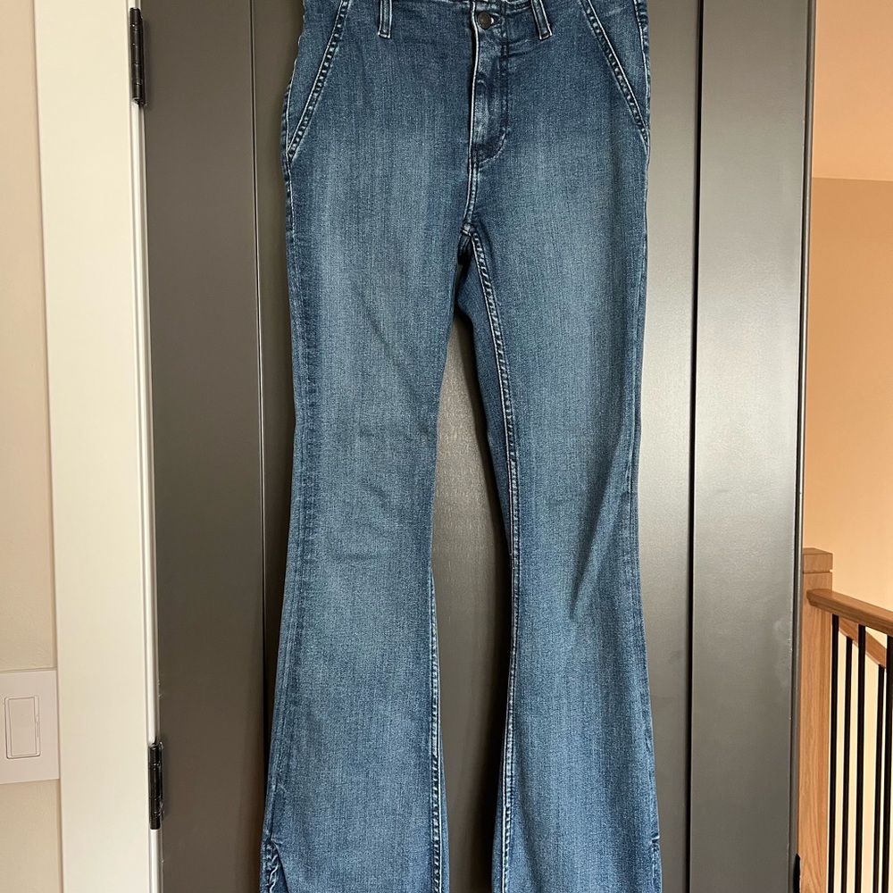 We The Free Flare Jeans in Classic Blue
